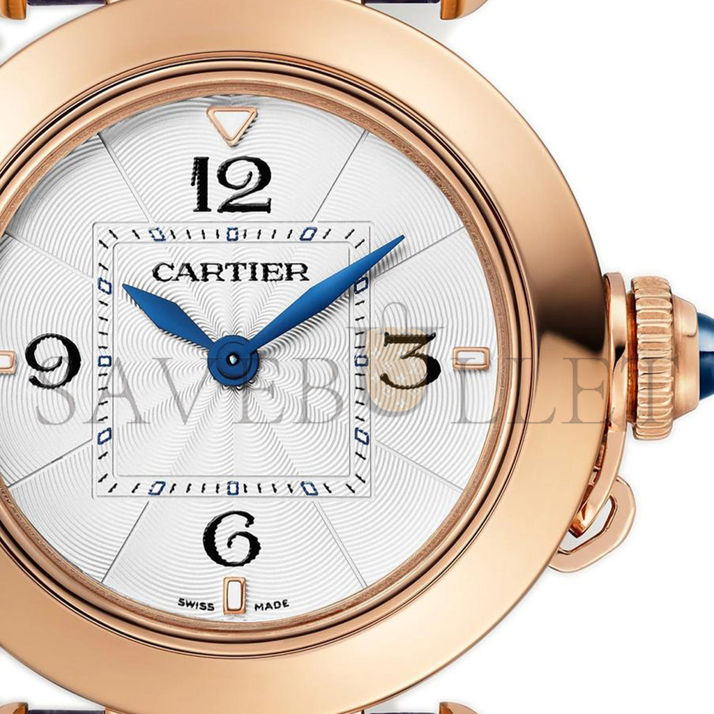 Ca*t*er pasha white dial 18ct rose gold automatic watch w2pa0007